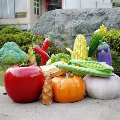 户外园林玻璃钢卡通园林仿真蔬菜水果景观摆件