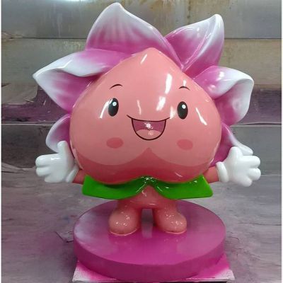 幼儿园摆放玻璃钢卡通花朵公仔博鱼网页版
