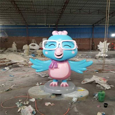 幼儿园动物园玻璃钢卡通猫头鹰博鱼网页版