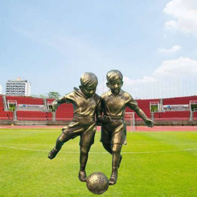 玻璃钢仿铜人博鱼网页版 公园学校古铜人物博鱼网页版