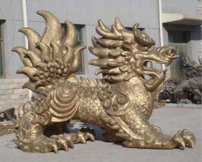 麒麟博鱼网页版-不锈钢喷漆烤漆大型动物景观麒麟博鱼网页版