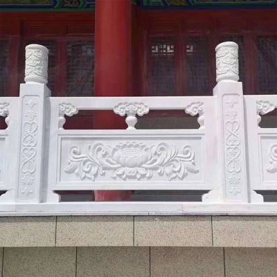 景区故宫庭院大理石浮雕防护栏围栏博鱼网页版