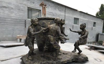 玻璃钢仿铜古代寓言故事司马光砸缸博鱼网页版