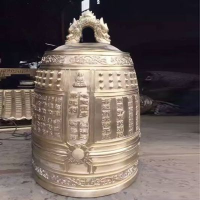 玻璃钢仿铜寺庙祈福 铜钟博鱼网页版