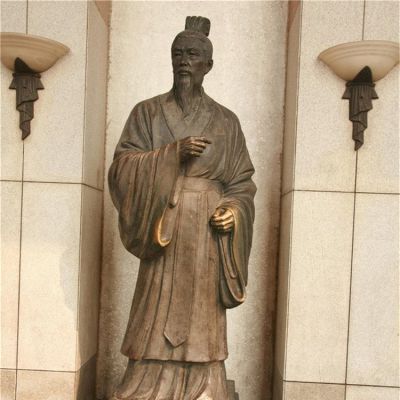 铜雕户外城市街道古代人物景观摆件