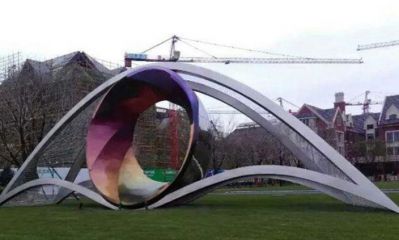 户外不锈钢大型仿真抽象眼睛博鱼网页版