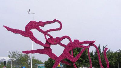 景区摆放不锈钢运动彩带舞博鱼网页版