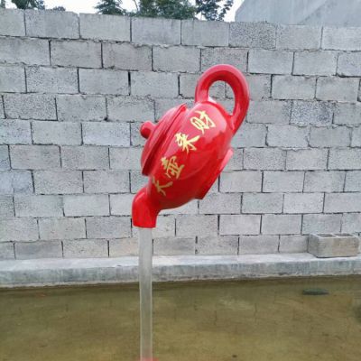 大型天壶悬空流水喷泉玻璃钢博鱼网页版广场酒店摆件