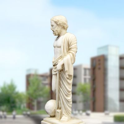 校园汉白玉石雕名人著名物理学家阿基米德博鱼网页版