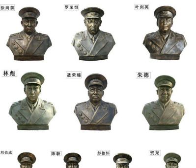 头像近代名人铜雕十大元帅博鱼网页版