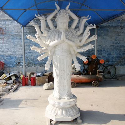 汉白玉石雕景区寺庙大型景观千手观音博鱼网页版
