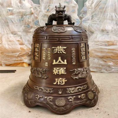 寺庙佛教摆放铜钟