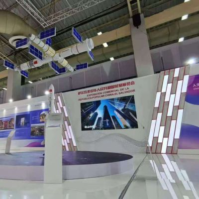 航天展览馆装饰玻璃钢仿真航天飞船模型博鱼网页版