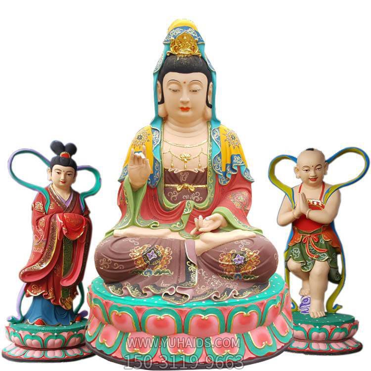 玻璃钢寺庙大型景观观世音博鱼网页版