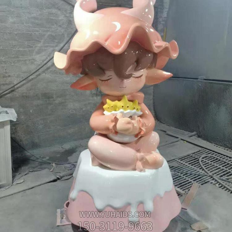 蛋糕店创意玻璃钢卡通人物博鱼网页版