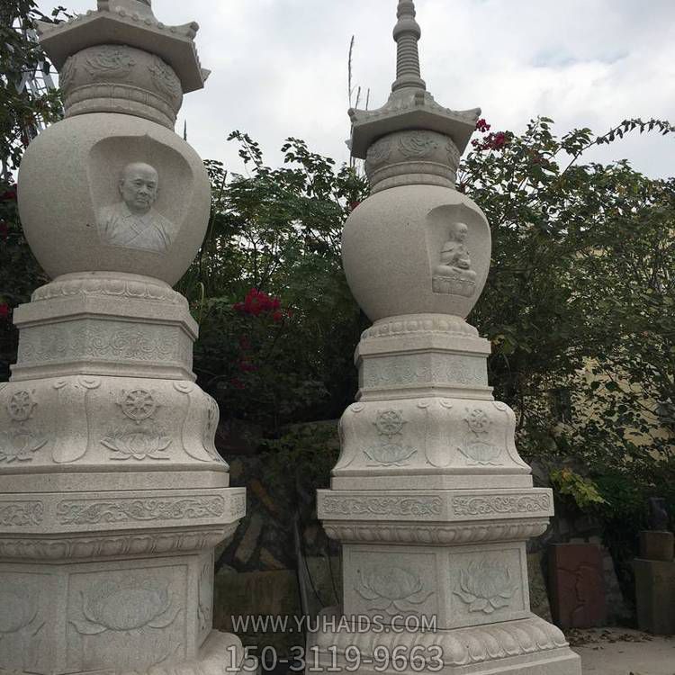 汉白玉浮雕寺院户外花岗岩大理石仿古舍利塔博鱼网页版
