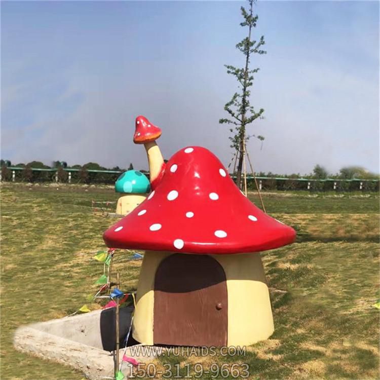 户外园林玻璃钢卡通蘑菇屋博鱼网页版