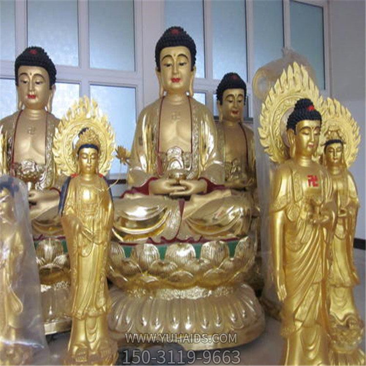 铸铜大型寺庙漆金神佛博鱼网页版