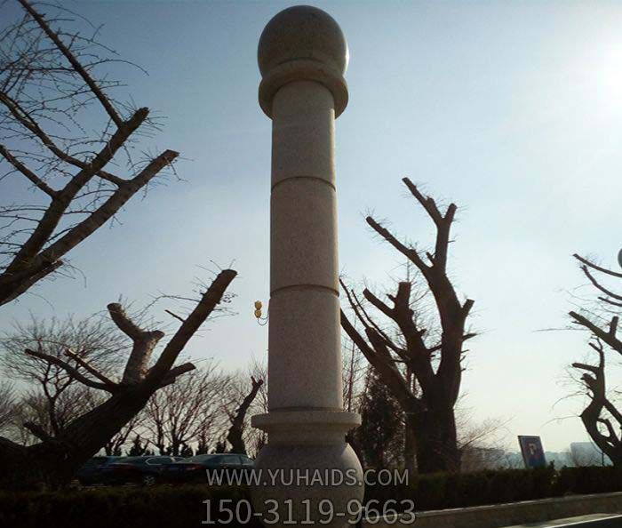 广场景观大理石博鱼网页版石柱