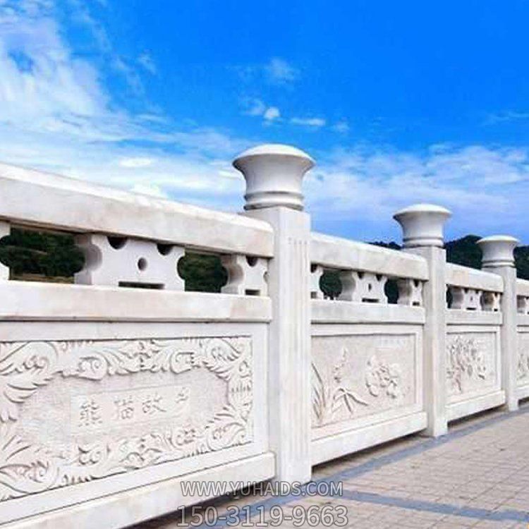 景点装饰汉白玉浮雕防护扶手栏杆栏板博鱼网页版