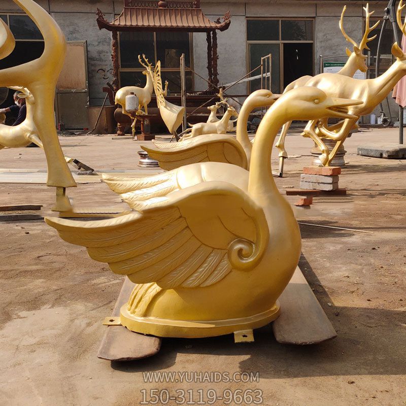 别墅铜铸喷金烤漆锻造天鹅博鱼网页版