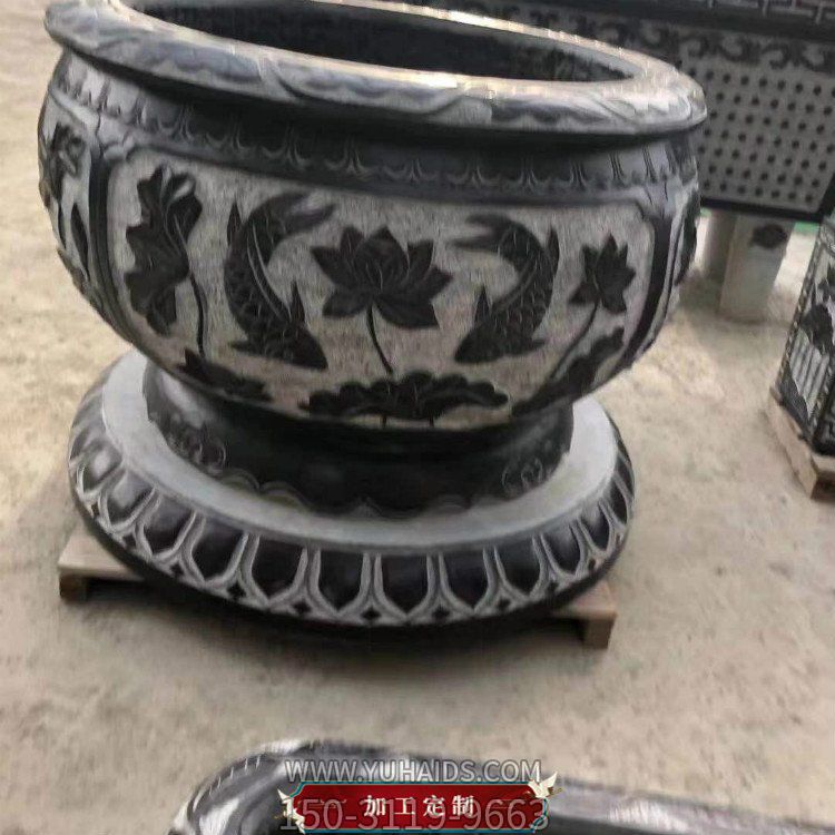 仿古做旧庭院大型鱼缸摆件博鱼网页版