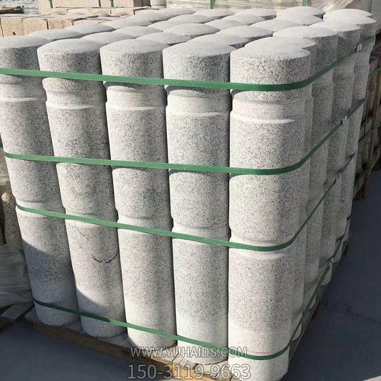 花岗岩挡车路障石柱广场拦车圆石柱子博鱼网页版