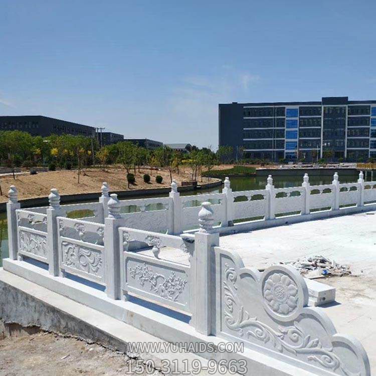 河道大型大理石浮雕户外景区围栏博鱼网页版