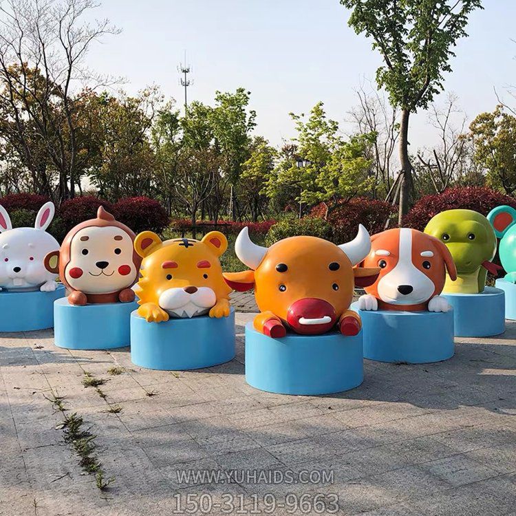 十二生肖商场美陈装饰博鱼网页版