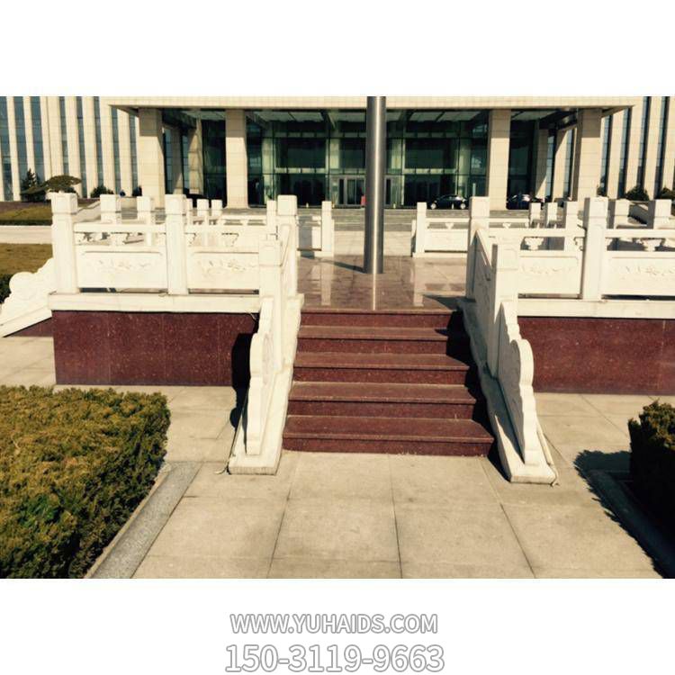 学校广场升旗台汉白玉围栏栏杆博鱼网页版