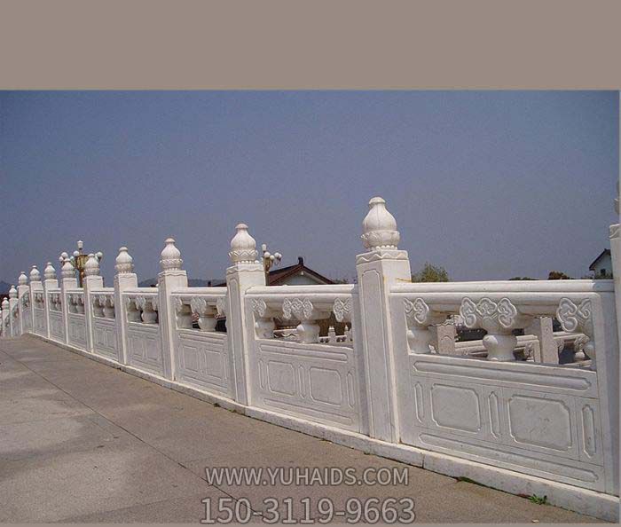 汉白玉户外景区石拱桥扶手栏杆博鱼网页版