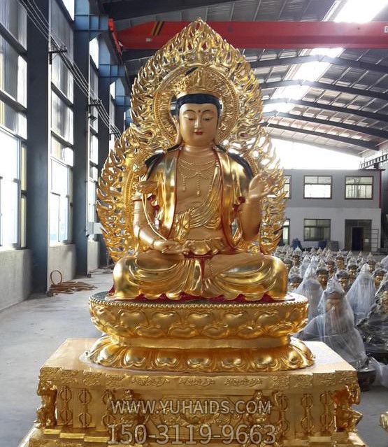庙宇漆金彩绘如来佛祖博鱼网页版