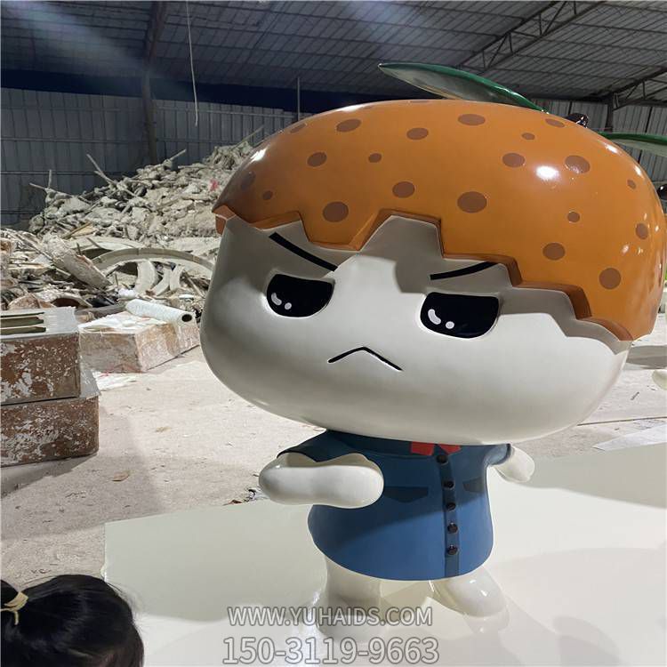 玻璃钢学校卡通吉祥公仔博鱼网页版摆件