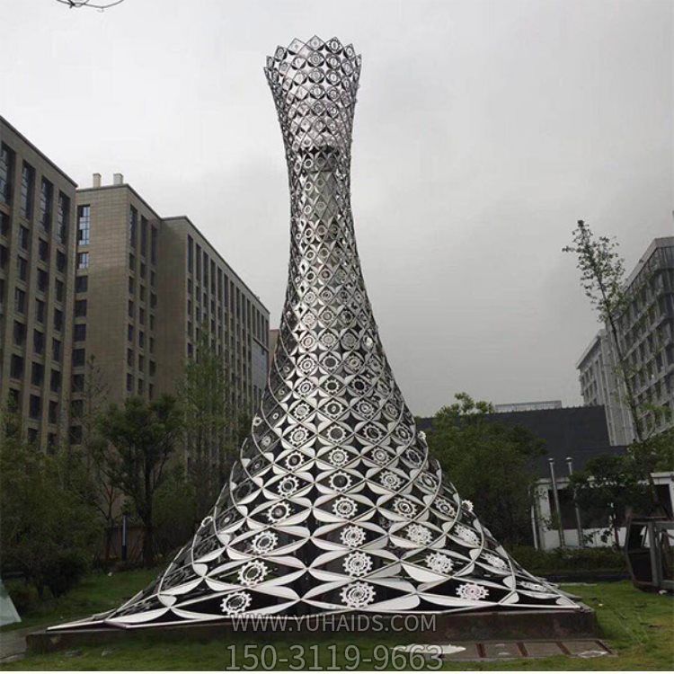 大型不锈钢城市博鱼网页版 广场钢结构造型园林景观