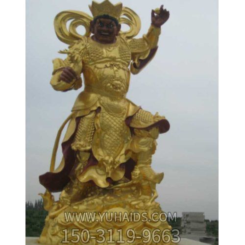 大型贴金铜四大天王博鱼网页版