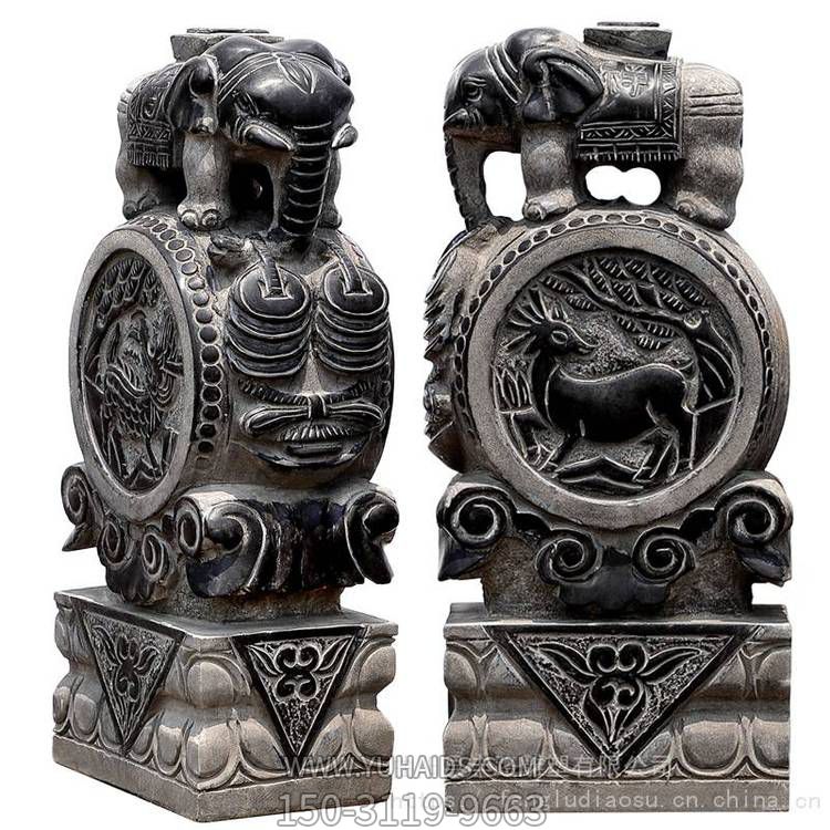 大型浮雕动物庭院镇宅招财抱鼓石摆件博鱼网页版