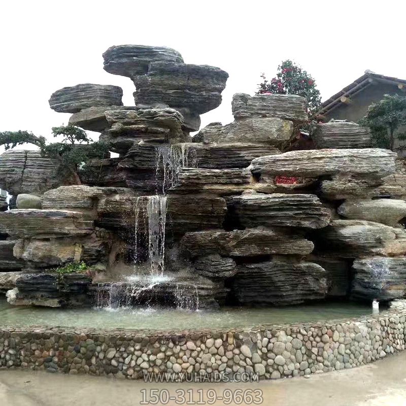 园林塑石千层假山流水景观博鱼网页版