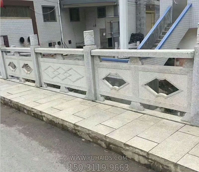村庄街道花岗岩镂空桥栏杆博鱼网页版