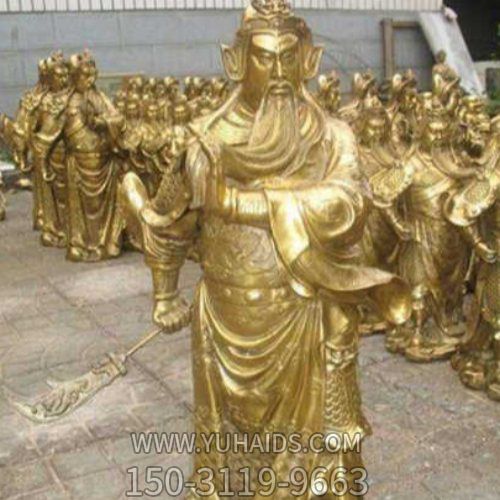 企业寺庙摆放铜关公佛像博鱼网页版摆件