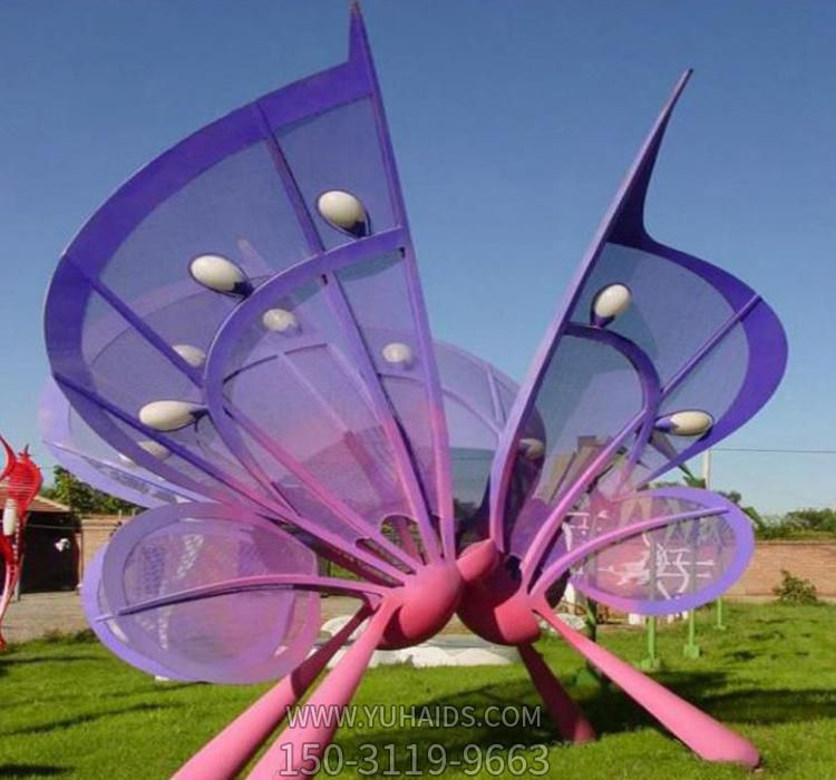游乐园喷漆玻璃钢蝴蝶博鱼网页版