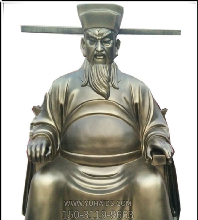 园林景区大型玻璃钢仿铜名人景观博鱼网页版