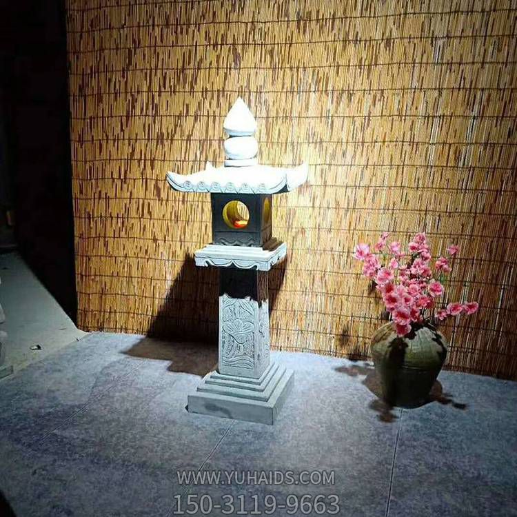 石灯笼青石仿古石灯别墅酒店草坪装饰灯日式庭院照明灯博鱼网页版