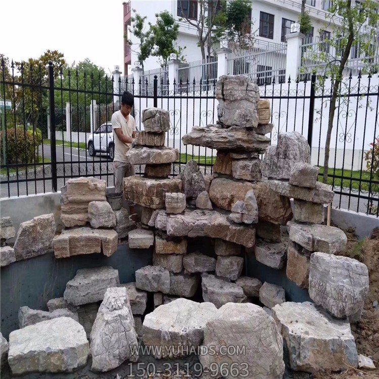 园林小型叠石假山水景博鱼网页版