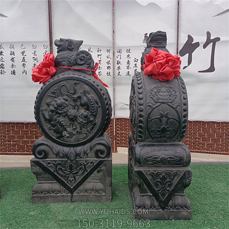 青石石雕大理石石雕抱鼓石博鱼网页版八戒