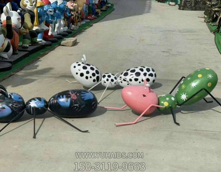 户外园林昆虫景观不锈钢彩绘蚂蚁博鱼网页版
