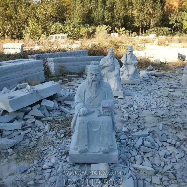 土地公公石雕像，小型坐姿土地爷博鱼网页版