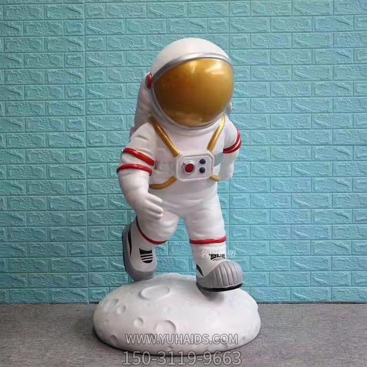 玻璃钢太空人雕像科技文化馆展区摆件博鱼网页版