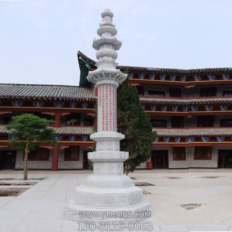 寺庙大型大理石砂石石雕经幢博鱼网页版