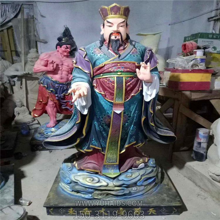 东岳大帝寺庙玻璃钢彩绘二十四诸天博鱼网页版