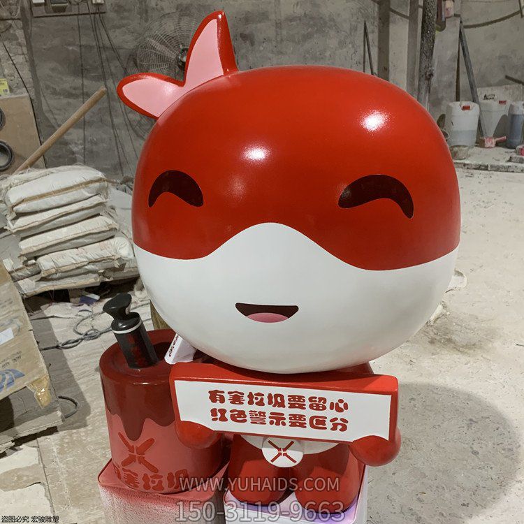 玻璃钢卡通户外公园标识标牌卡通动物博鱼网页版